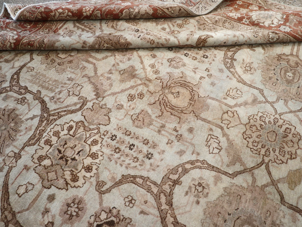 Antique Persian Tabriz Carpet, No.17986 - Gss