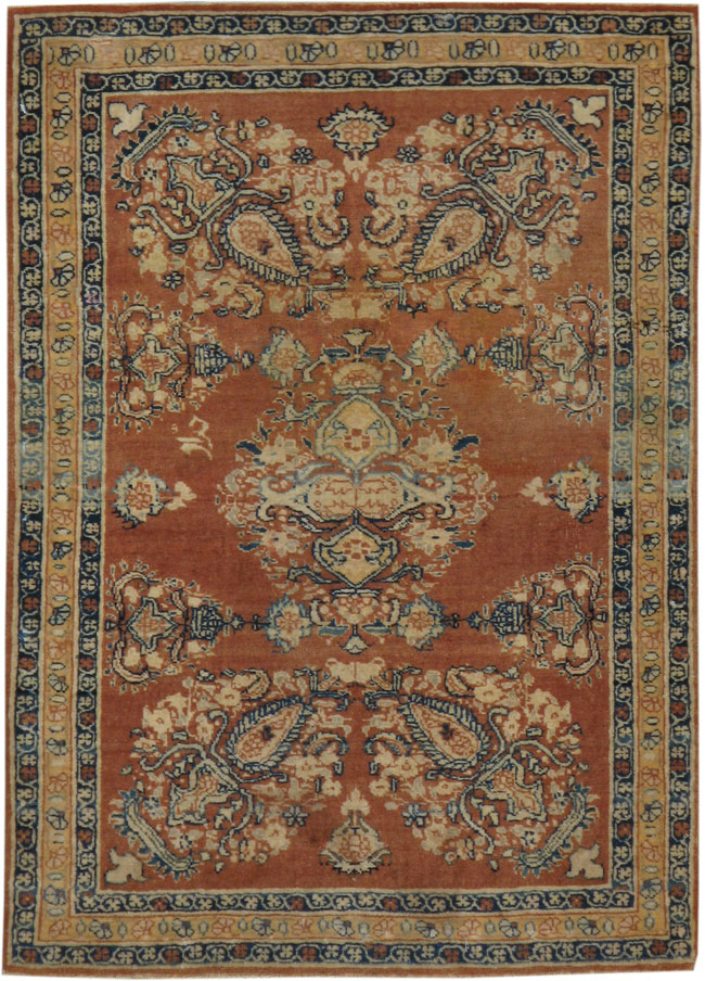 Antique Persian Tabriz Hagi Jalili Rug, No.17995 - Gss