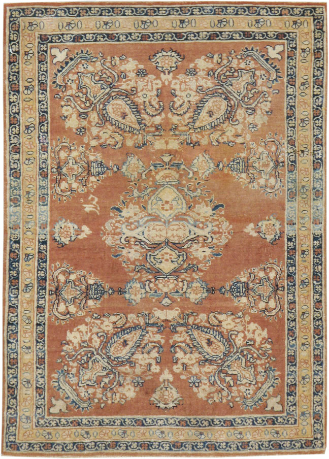 Antique Persian Tabriz Hagi Jalili Rug, No.17995 - Gss