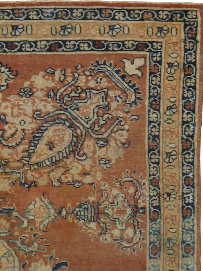 Antique Persian Tabriz Hagi Jalili Rug, No.17995 - Gss