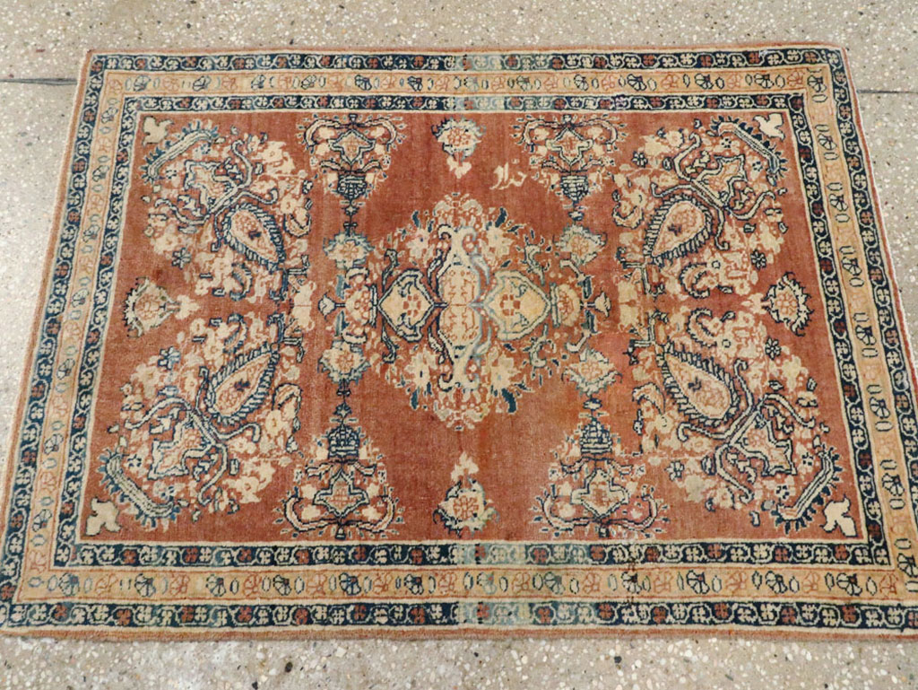 Antique Persian Tabriz Hagi Jalili Rug, No.17995 - Gss