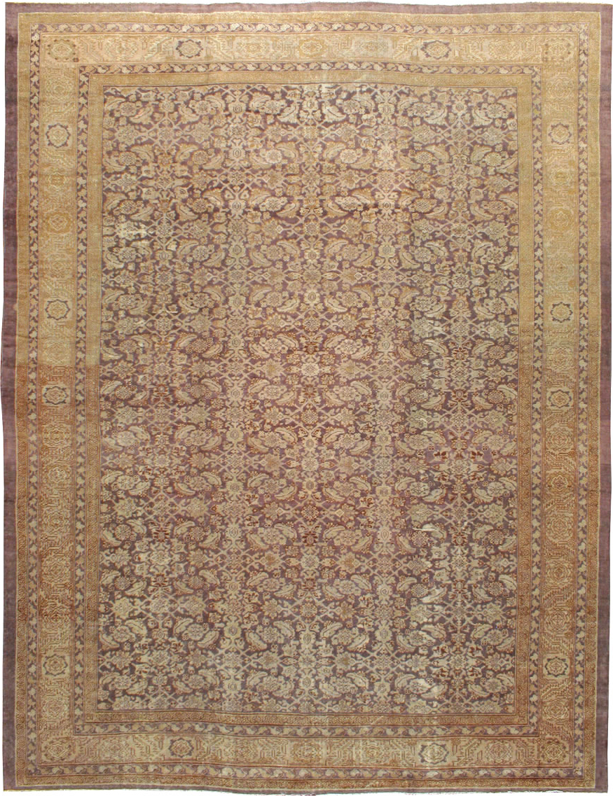 Antique Persian Mahal Carpet, No.18005 - Gss