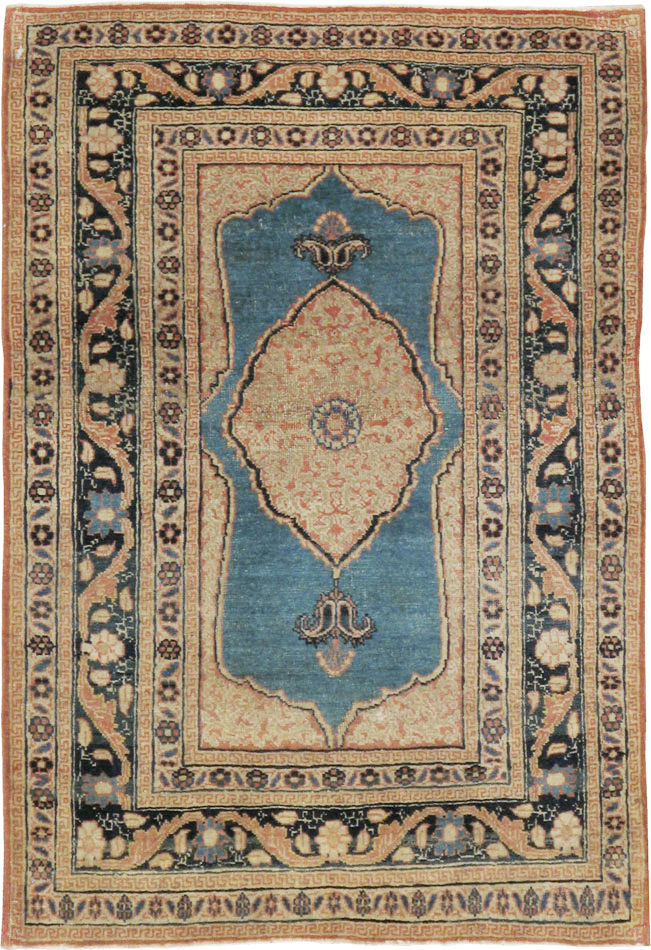 Antique Persian Tabriz Hagi Jalili Rug, No.18019 - Gss