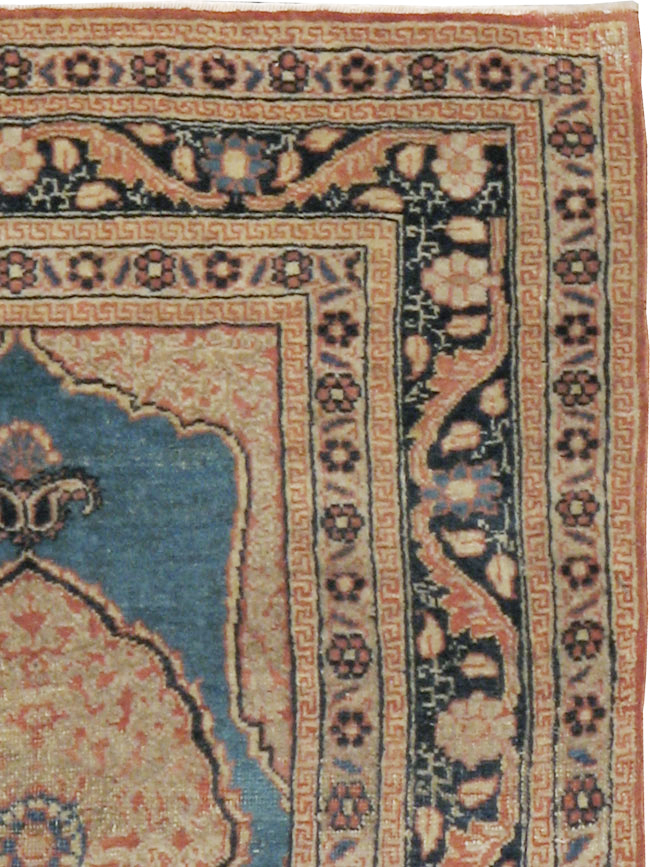 Antique Persian Tabriz Hagi Jalili Rug, No.18019 - Gss