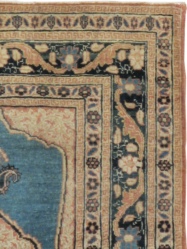 Antique Persian Tabriz Hagi Jalili Rug, No.18019 - Gss