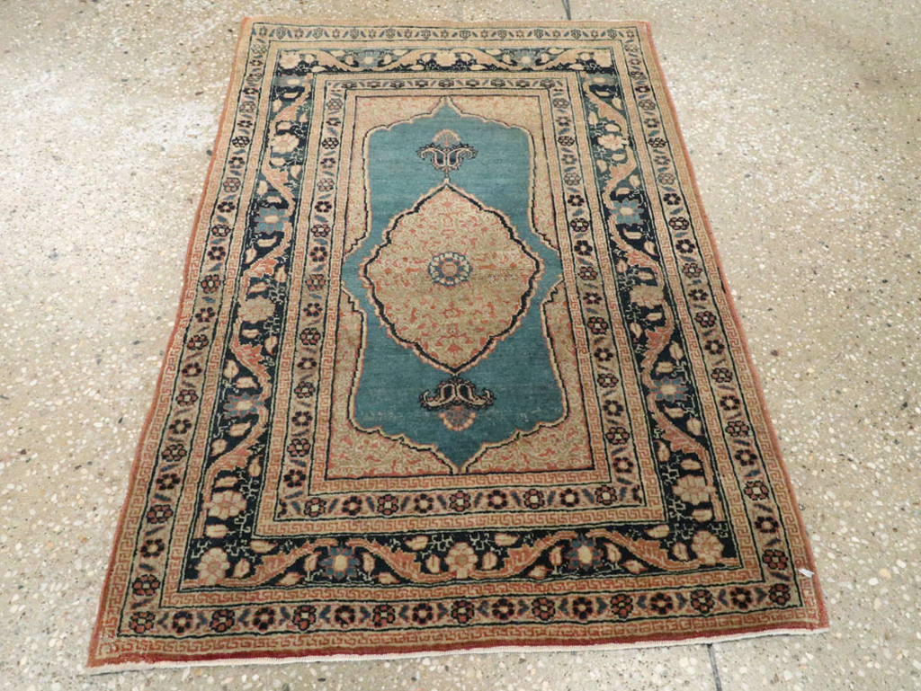 Antique Persian Tabriz Hagi Jalili Rug, No.18019 - Gss
