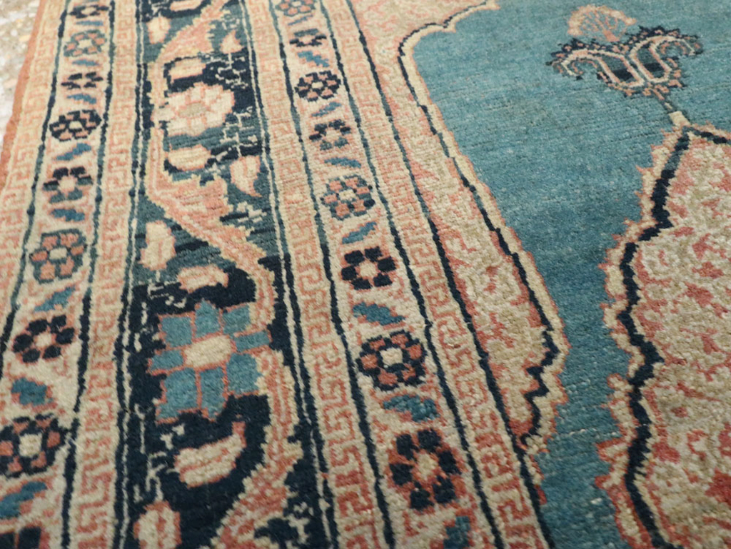 Antique Persian Tabriz Hagi Jalili Rug, No.18019 - Gss