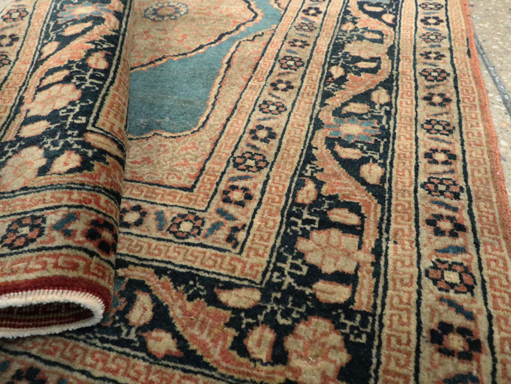 Antique Persian Tabriz Hagi Jalili Rug, No.18019 - Gss
