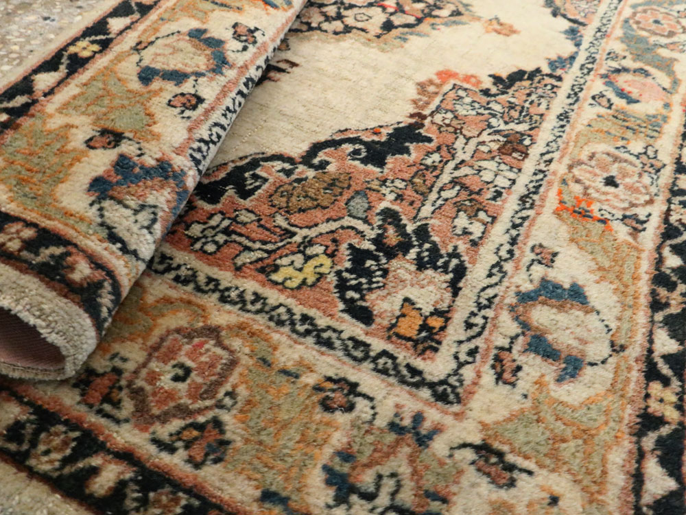 Antique Persian Tabriz Hagi Jalili Rug, No.18021 - Gss