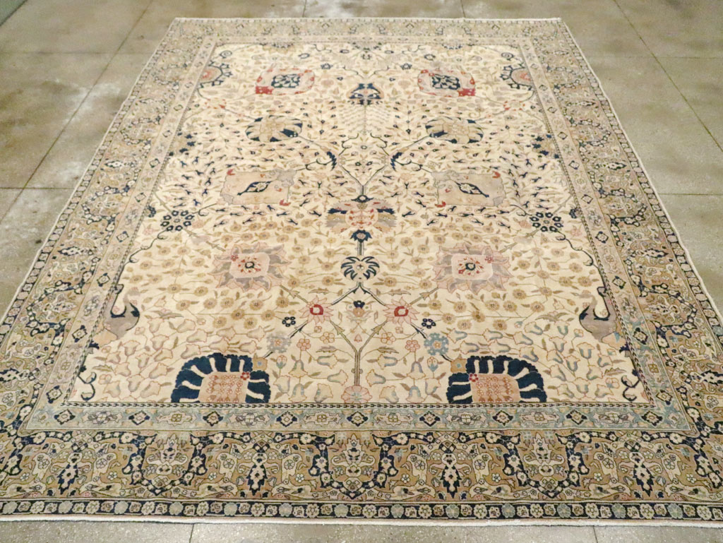 Antique Persian Tabriz Carpet, No.18022 - Gss