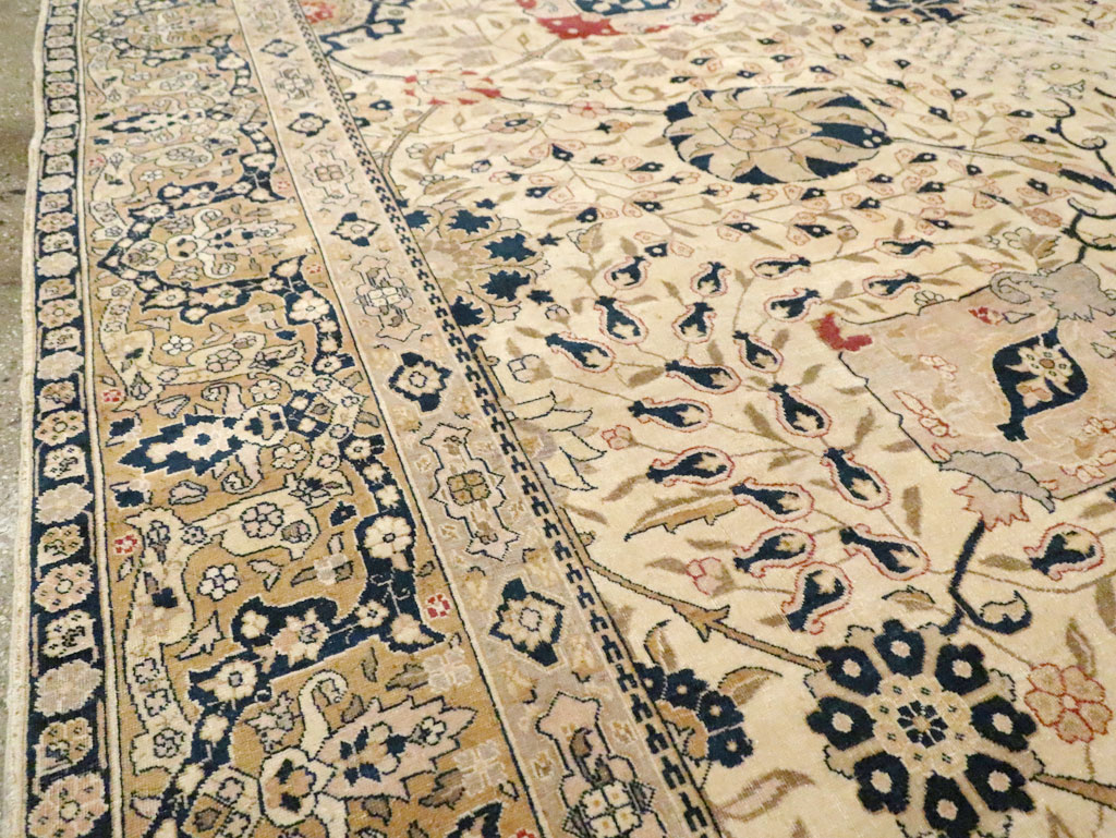 Antique Persian Tabriz Carpet, No.18022 - Gss
