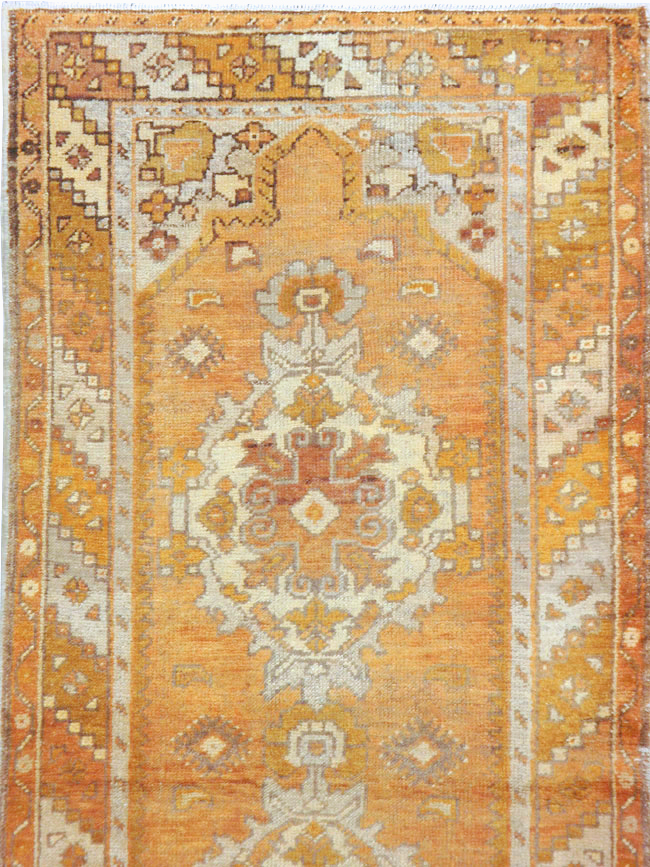 Antique Turkish Oushak Runner, No.18037 - Gss