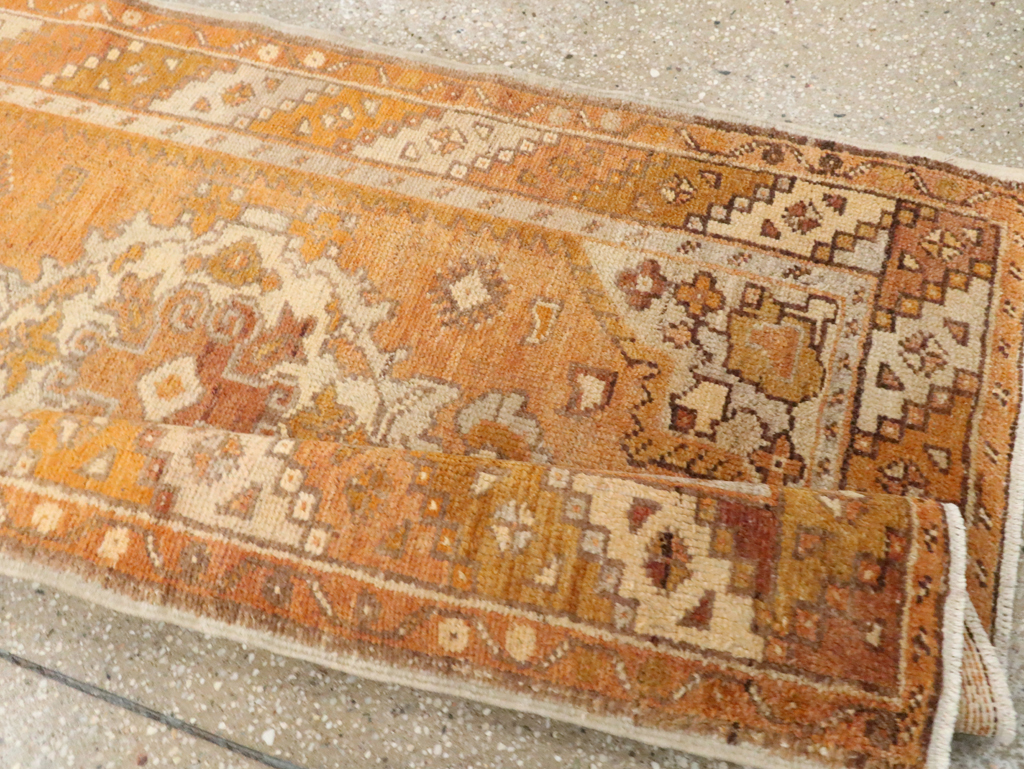 Antique Turkish Oushak Runner, No.18037 - Gss