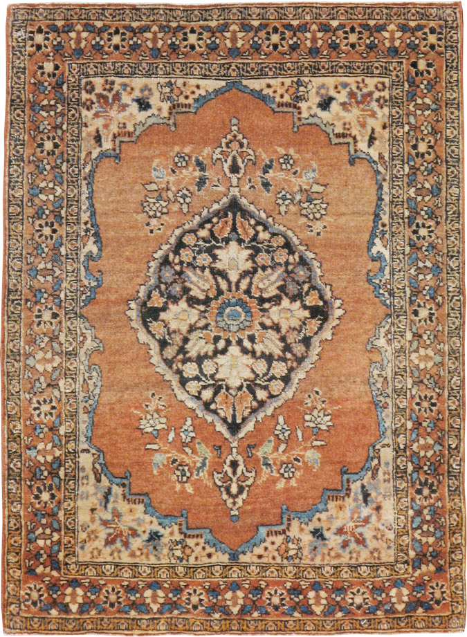 Antique Persian Tabriz Hagi Jalili Rug, No.18049 - Gss