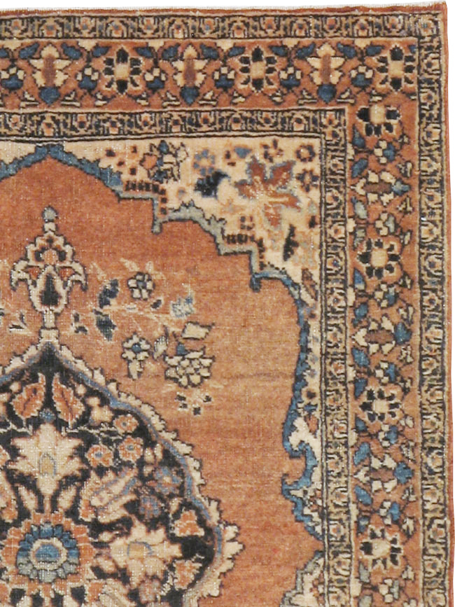 Antique Persian Tabriz Hagi Jalili Rug, No.18049 - Gss