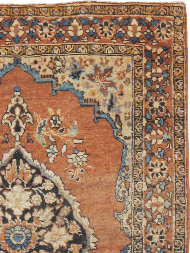Antique Persian Tabriz Hagi Jalili Rug, No.18049 - Gss