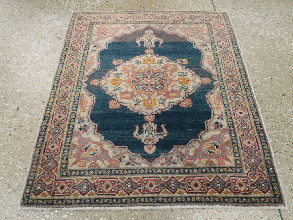 Antique Persian Tabriz Hagi Jalili Rug, No.18052 - Gss