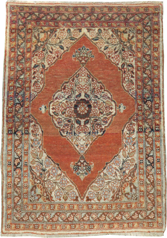 Antique Persian Tabriz Hagi Jalili Rug, No.18055 - Gss
