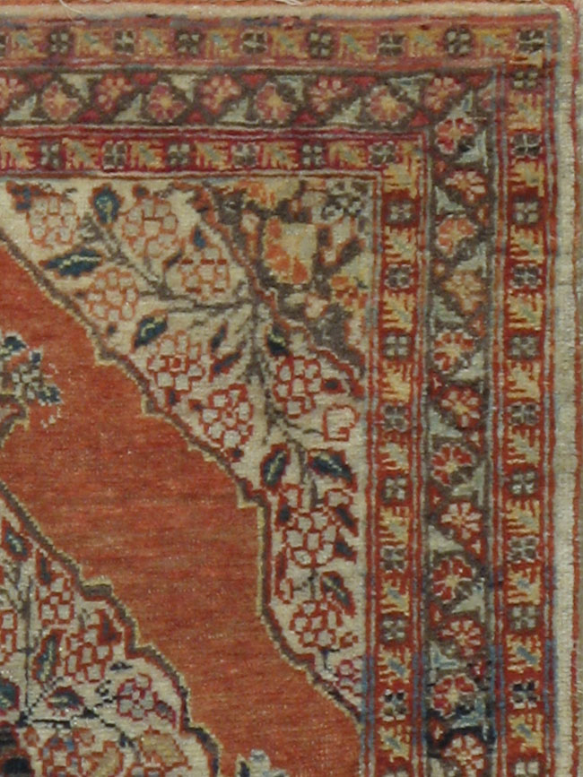 Antique Persian Tabriz Hagi Jalili Rug, No.18055 - Gss