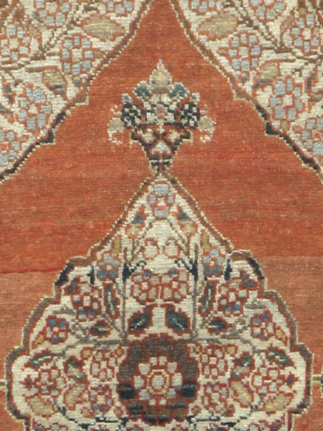 Antique Persian Tabriz Hagi Jalili Rug, No.18055 - Gss