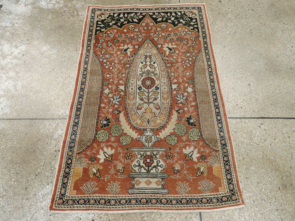 Antique Persian Tabriz Hagi Jalili Rug, No.18060 - Gss
