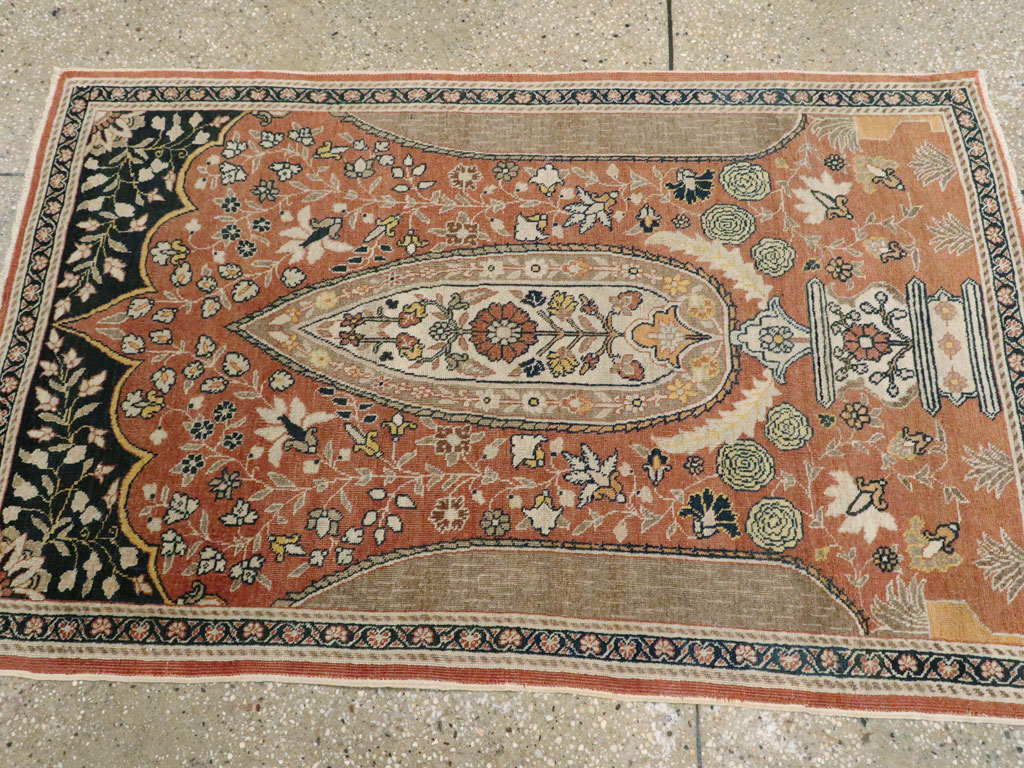 Antique Persian Tabriz Hagi Jalili Rug, No.18060 - Gss