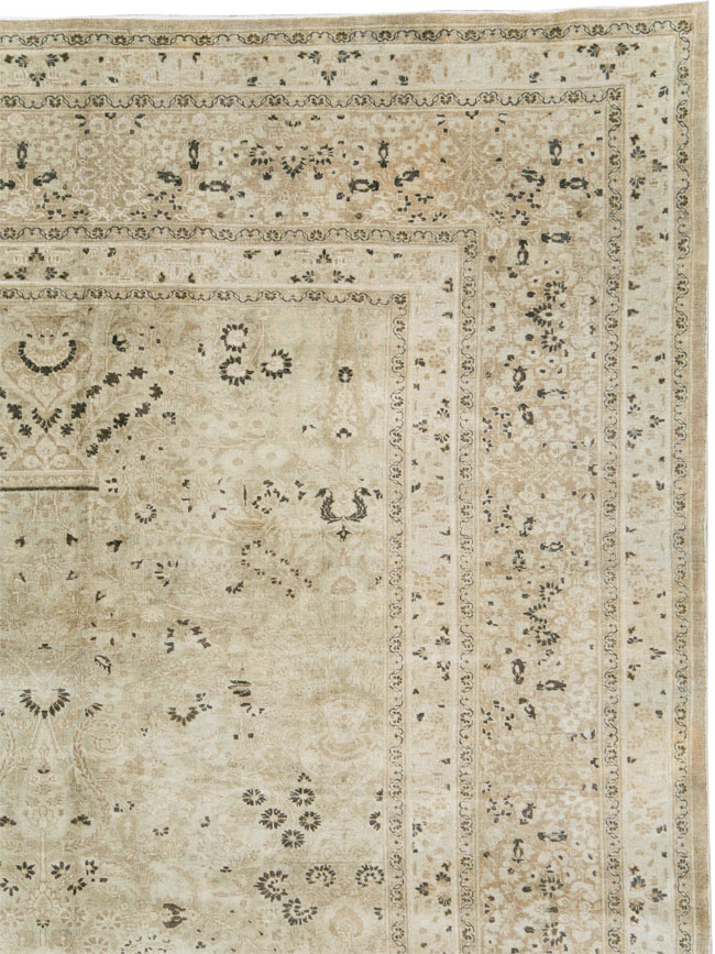 Antique Persian Mashad Carpet, No.18064 - Gss