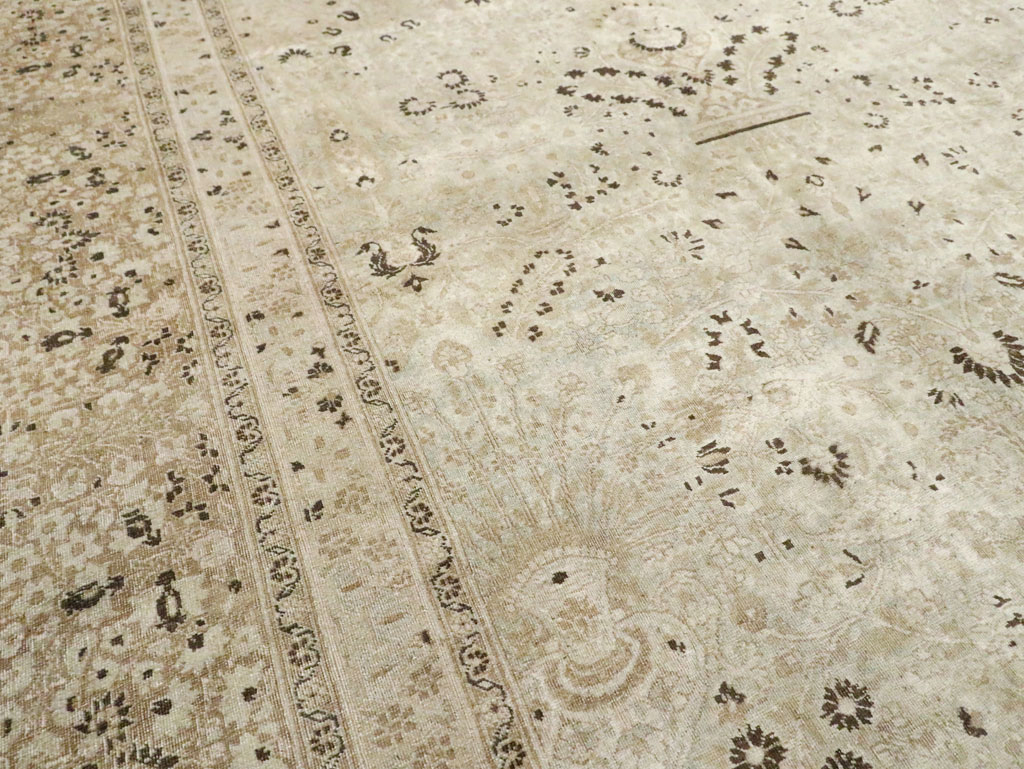 Antique Persian Mashad Carpet, No.18064 - Gss