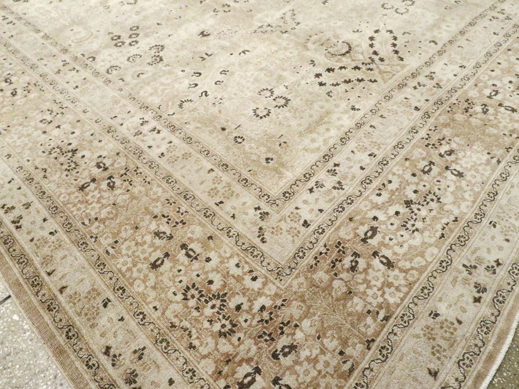 Antique Persian Mashad Carpet, No.18064 - Gss