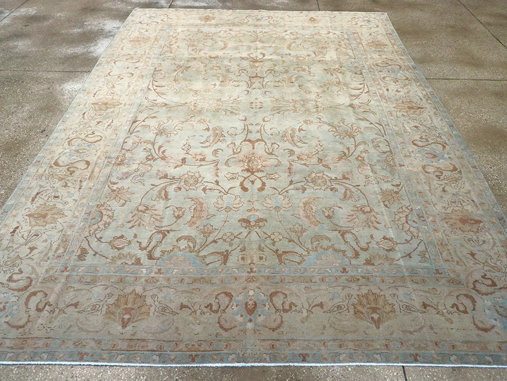 Antique Persian Tabriz Carpet, No.18065 - Gss