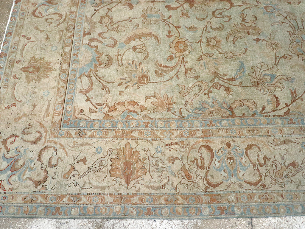 Antique Persian Tabriz Carpet, No.18065 - Gss