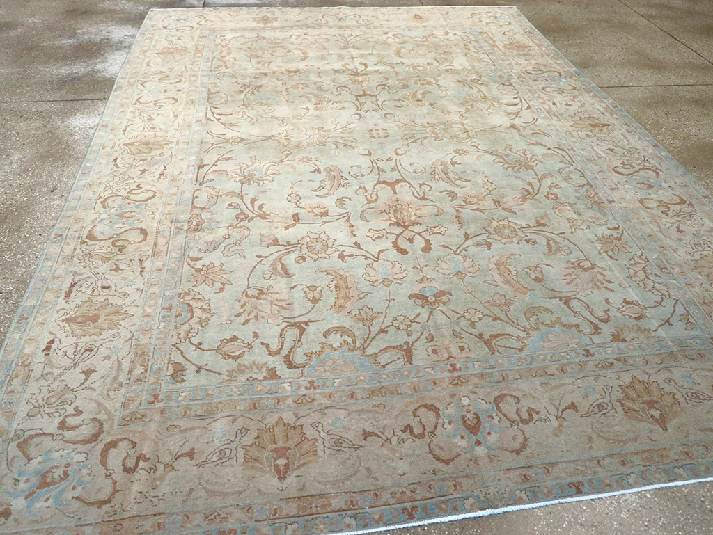 Antique Persian Tabriz Carpet, No.18065 - Gss
