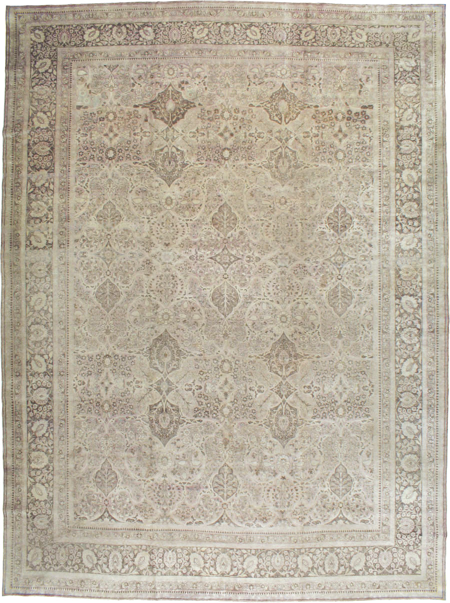Antique Persian Tabriz Carpet, No.18084 - Gss