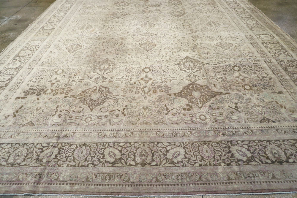 Antique Persian Tabriz Carpet, No.18084 - Gss