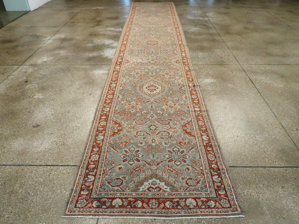 Vintage Persian Malayer Runner, No.18087 - Gss