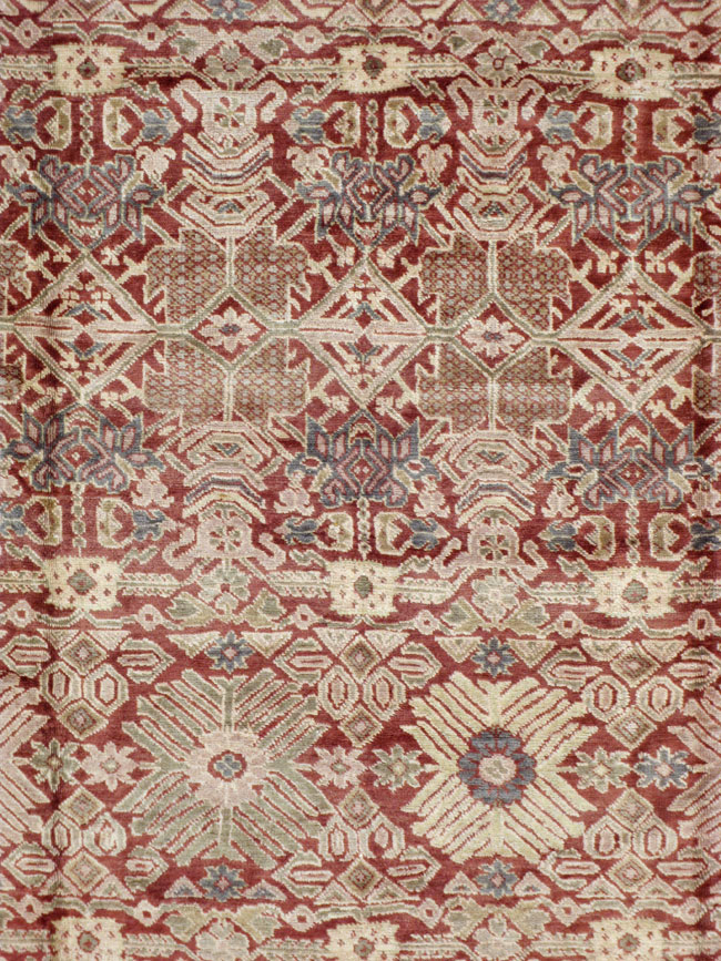 Antique Persian Mahal Carpet, No.18090 - Gss