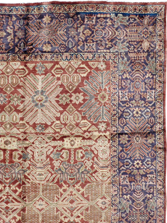 Antique Persian Mahal Carpet, No.18090 - Gss