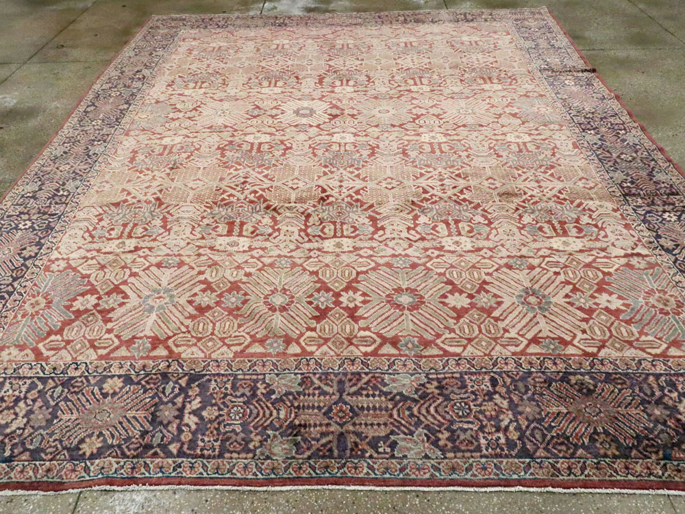 Antique Persian Mahal Carpet, No.18090 - Gss