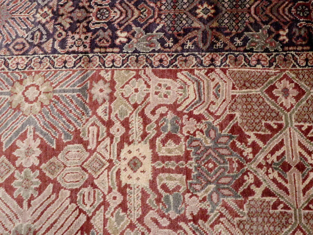 Antique Persian Mahal Carpet, No.18090 - Gss