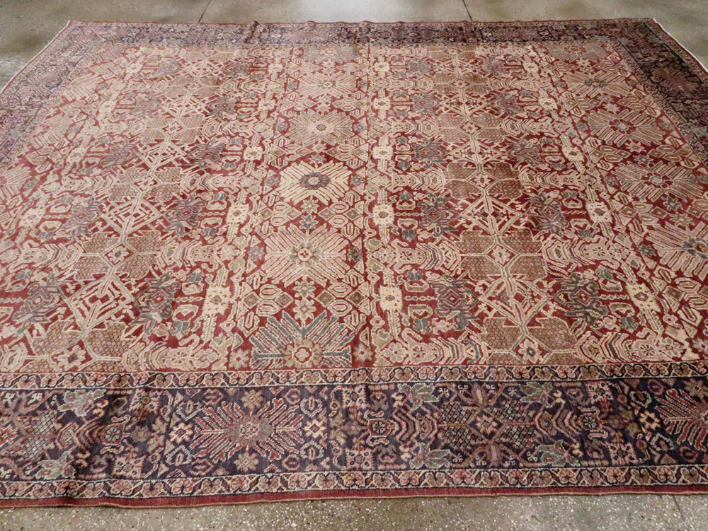 Antique Persian Mahal Carpet, No.18090 - Gss