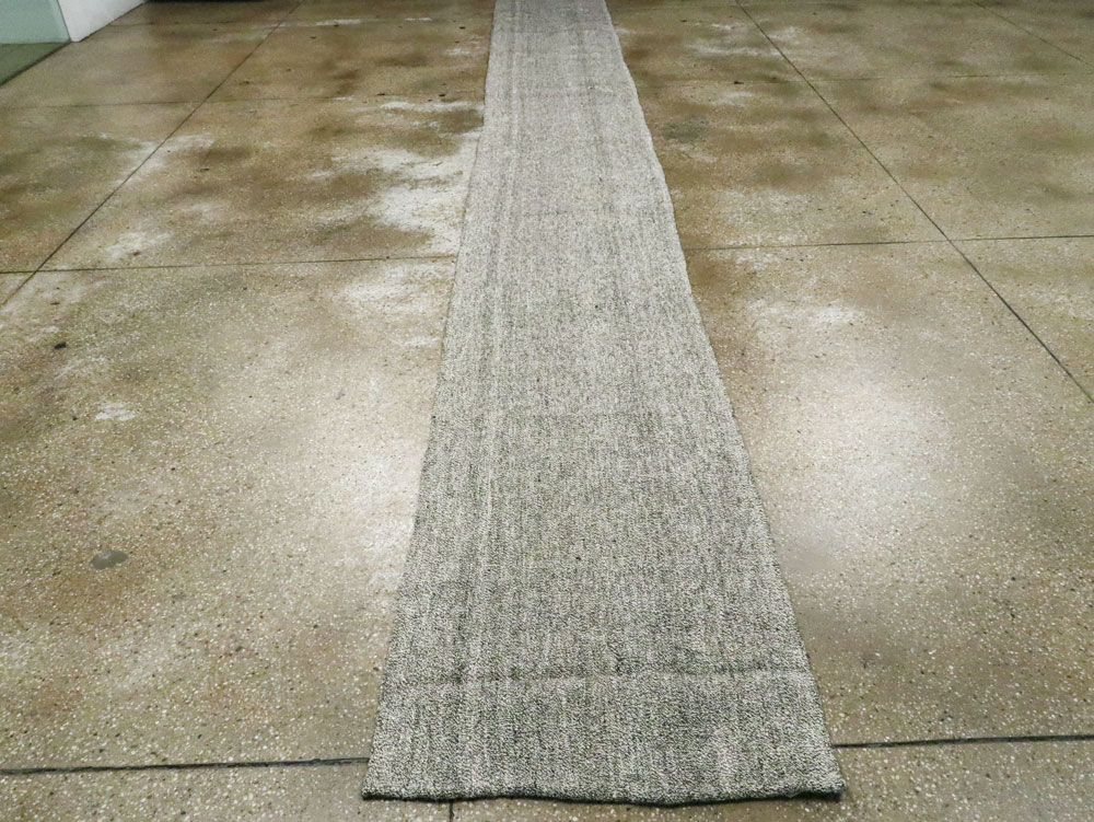 Vintage Flatweave Kilim Runner, No.18095 - Gss