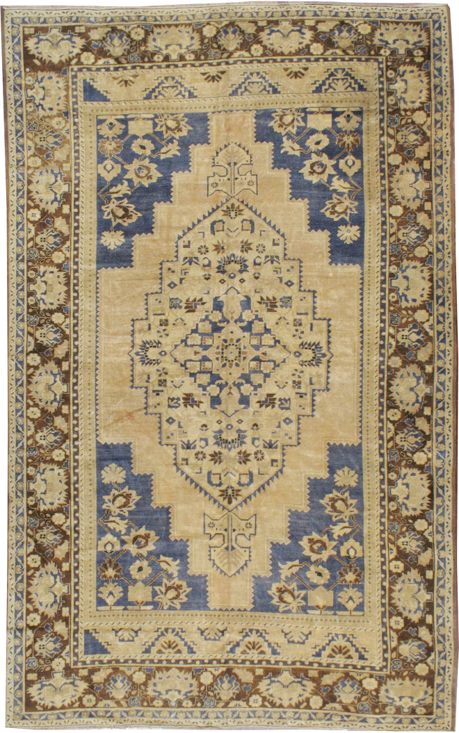 Vintage Turkish Oushak Carpet, No.18114 - Gss
