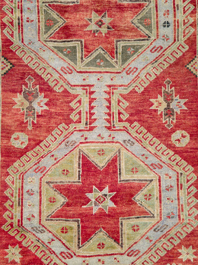 Vintage Turkish Oushak Rug, No.18121 - Gss