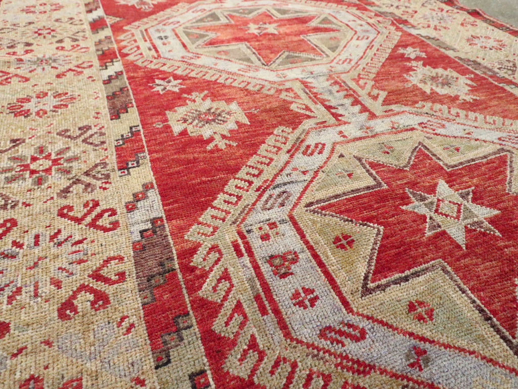 Vintage Turkish Oushak Rug, No.18121 - Gss