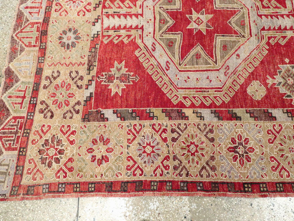 Vintage Turkish Oushak Rug, No.18121 - Gss