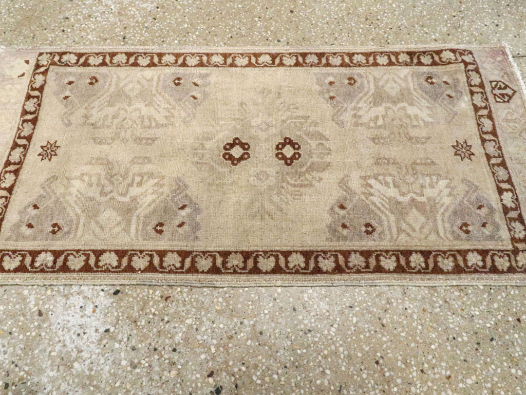 Antique Turkish Oushak Rug, No.18132 - Gss