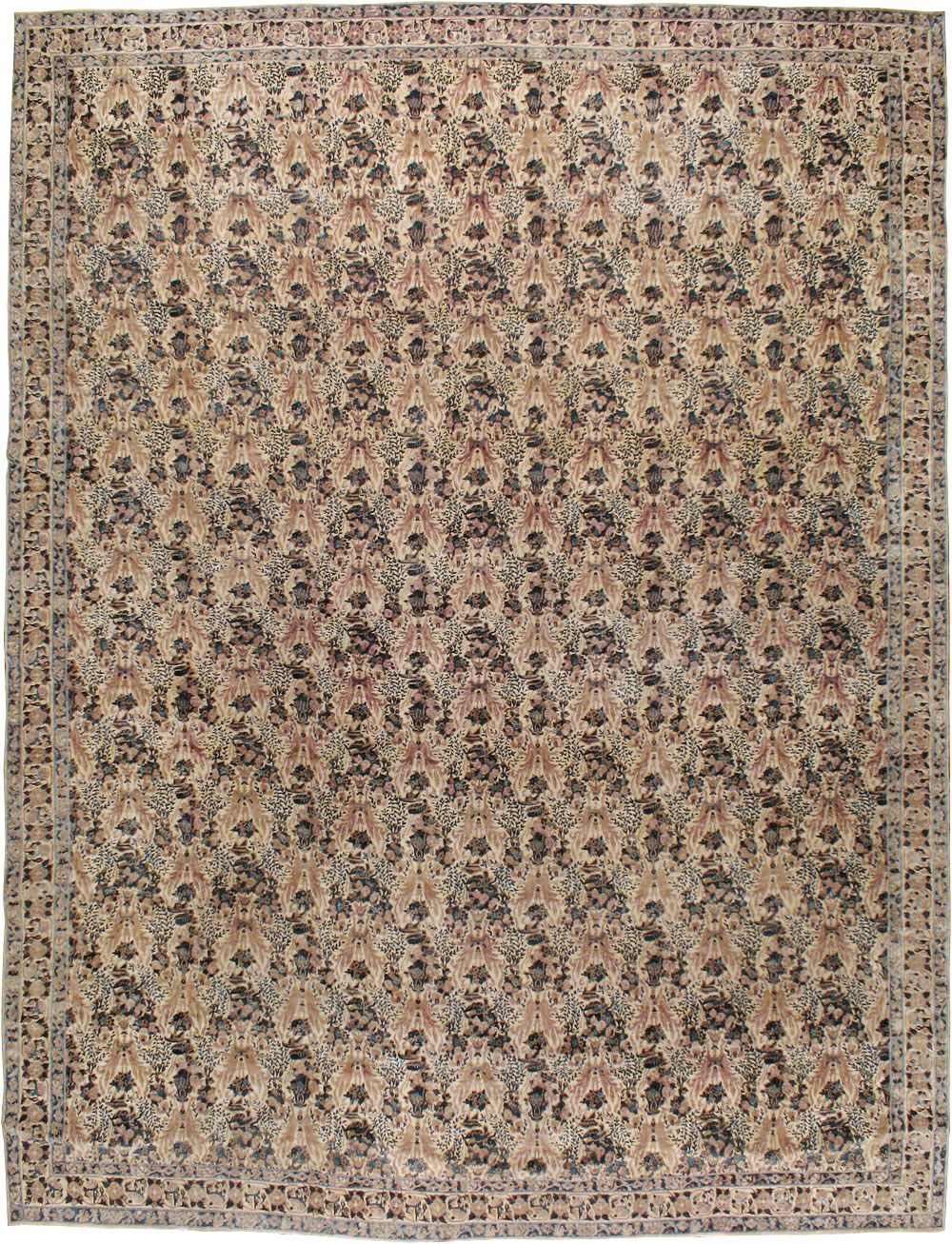 Antique Persian Lavar Kerman Carpet, No.18137 - Gss
