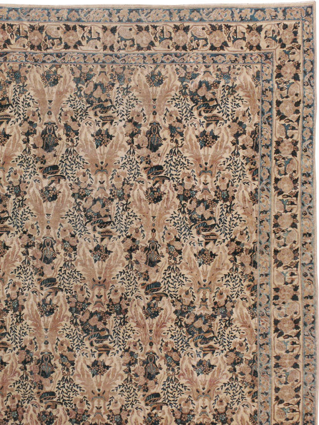 Antique Persian Lavar Kerman Carpet, No.18137 - Gss