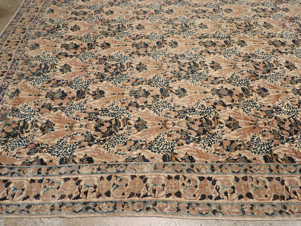 Antique Persian Lavar Kerman Carpet, No.18137 - Gss