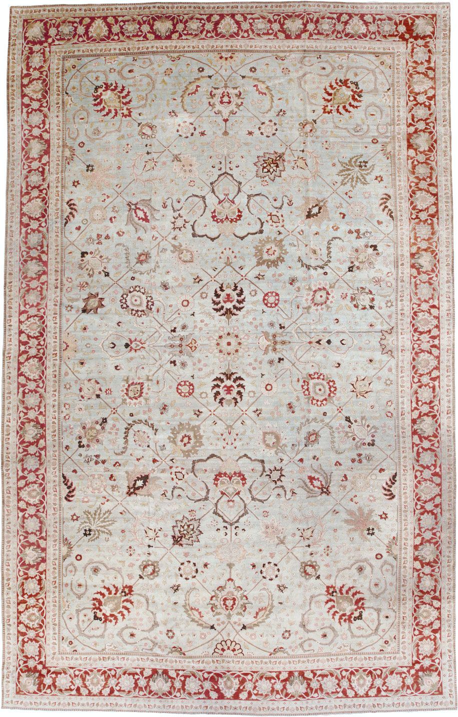 Antique Persian Tabriz Carpet, No.18141 - Gss